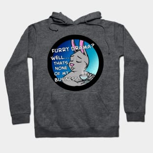 Butt Hurt Bunny-None Of My Business Hoodie